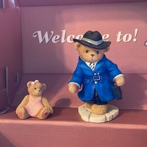 2001 Cherished Teddies Charter Club Member Kit. T. James Bear figurine